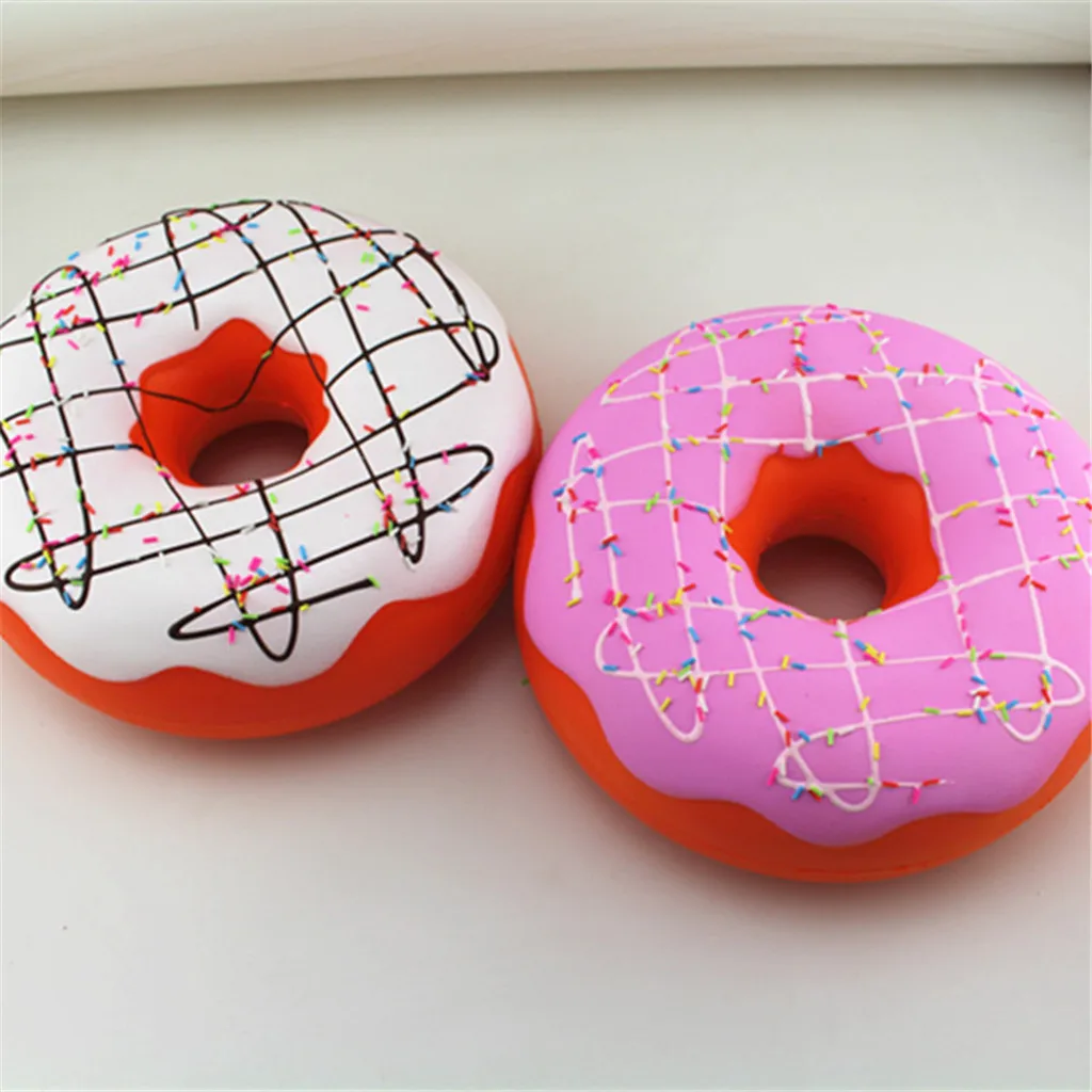 

HIINST Soft Jumbo Squishy Food Slow Rising For Kids Babies Adults Cute Squishy-donutToys Stress Reliever Kids Children