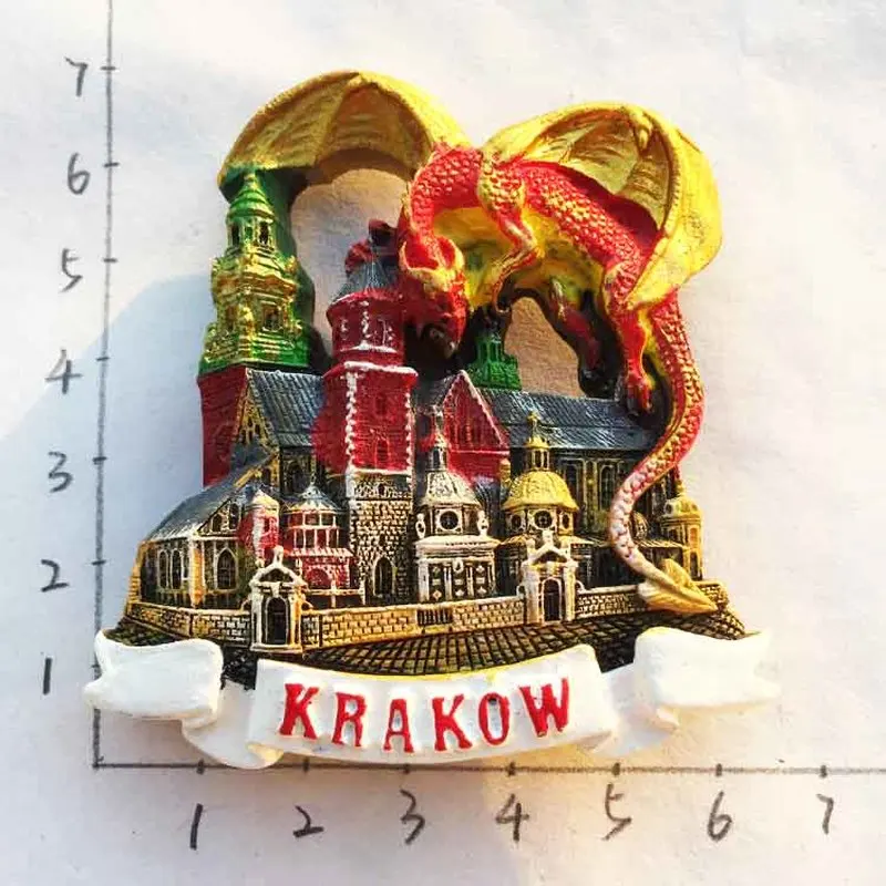 BABELEMI креативный 3D из Краковского старого города известное здание магнит на