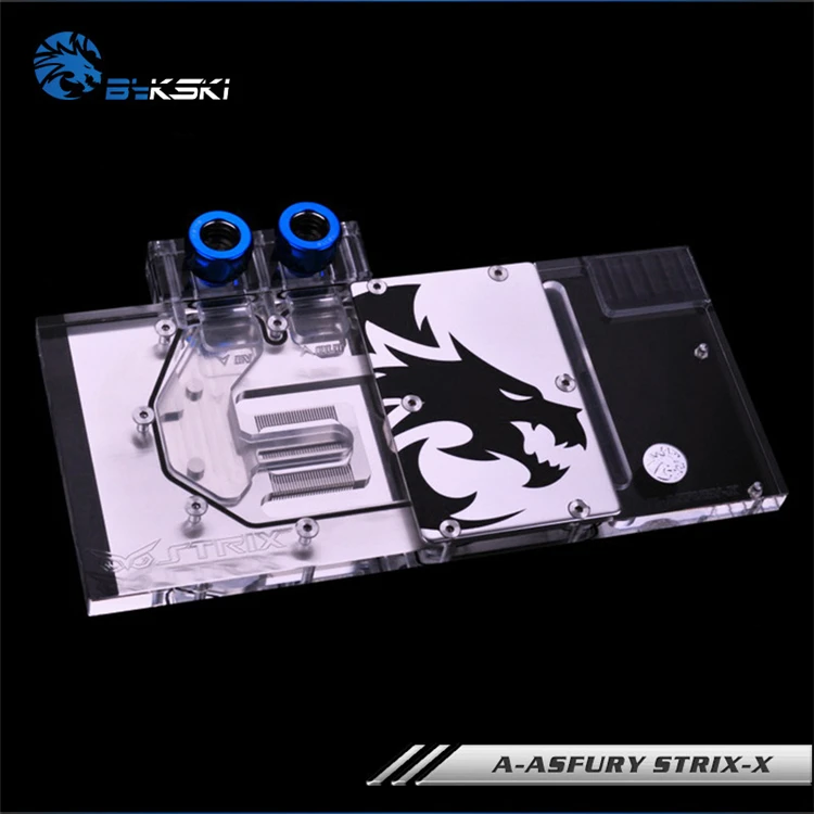 Bykski A-ASFURY STRIX-X ASUS STRIX R9 FURY полное покрытие графическая карта блок водяного