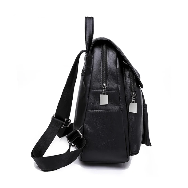 Модный женский рюкзак Chuwanglin однотонные кожаные рюкзаки простой bolsa feminina