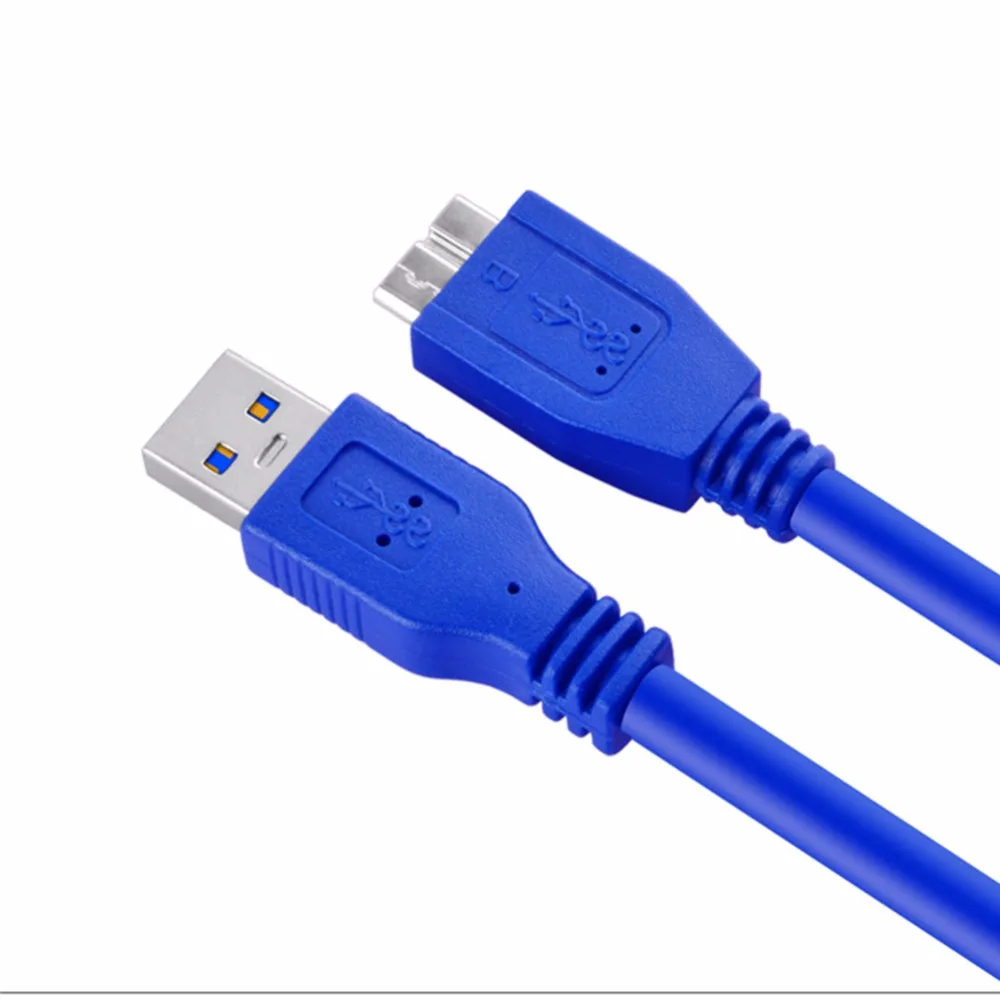 Суперскоростной Кабель USB 3 0 Тип A-Micro-B Круглый Синий оптовое качество | Компьютеры