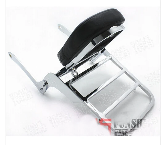 Backrest Sissy Bar Luggage Rack For Yamaha Virago XV125 XV250 All Year |