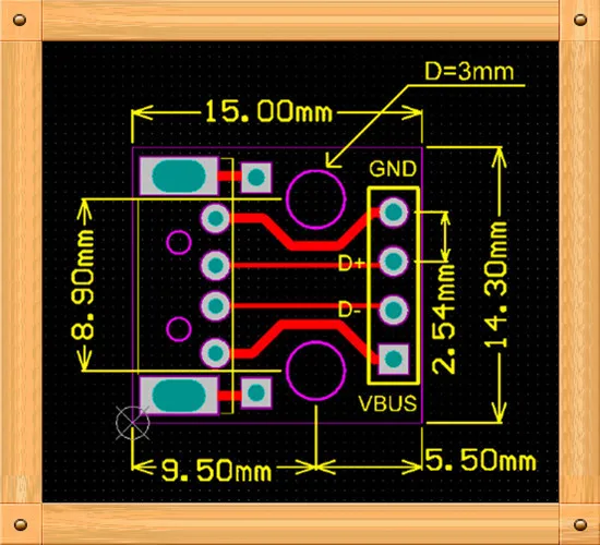 Бесплатная Доставка!!! 20 шт. USB Мужчина к Dip/2.54 мм линия/4 P DIP-переключатель/сварные