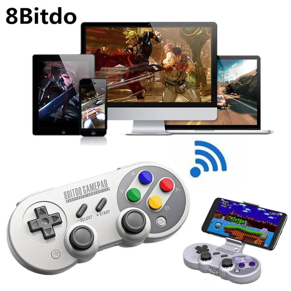 8bitdo SF30 Pro геймпад пульт дистанционного управления Джойстик Беспроводной игровой