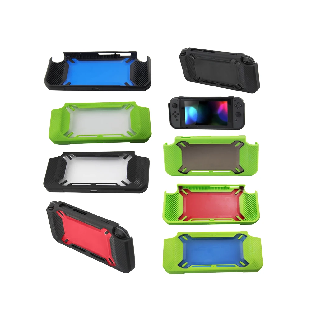 

10PCS Newest rubber protective shell for switch host back cover for N-S