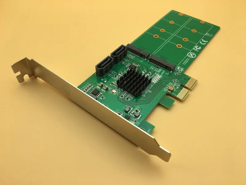 PCI E к 2 портовым M.2 NGFF SSD + портовый SATA 3 0 Raid Card Hardware RAID поддержка 0/1/10|raid card|raid 0sata 3.0 |