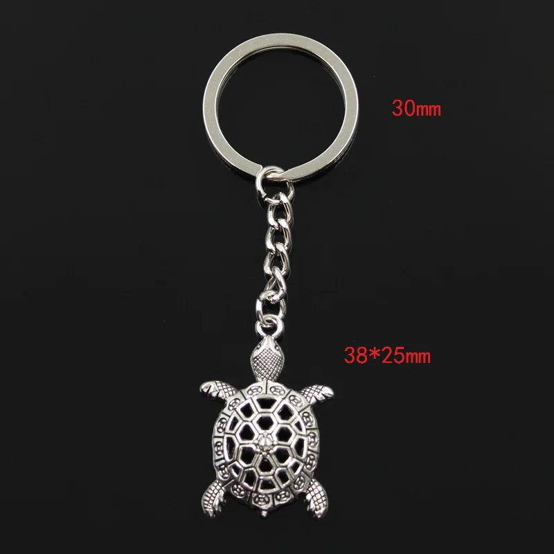 Новый модный брелок 38x25 мм полые Черепаховые черепахи Морские Подвески DIY мужские