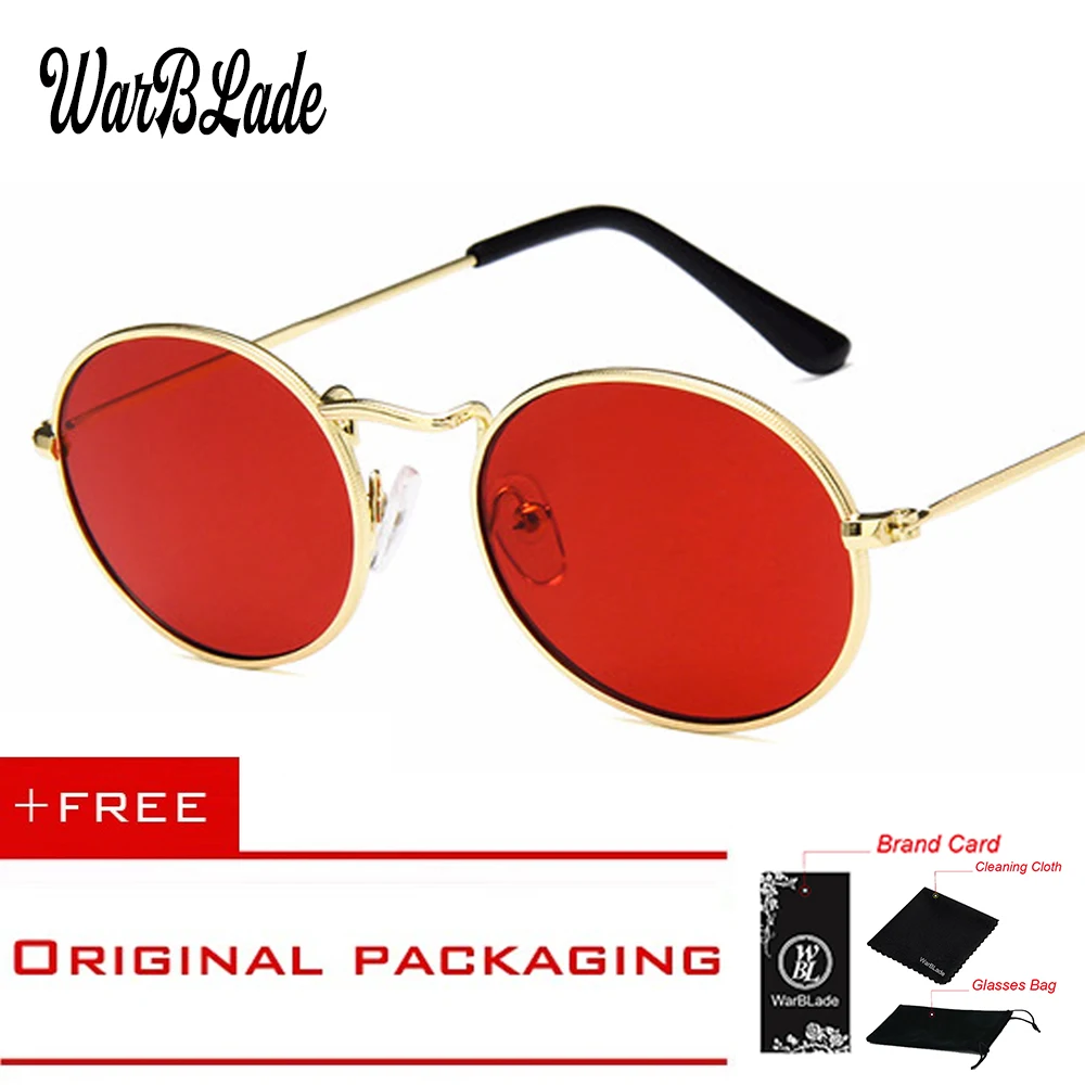 2018 модные дизайнерские маленькие круглые солнцезащитные очки Lunette W в стиле ретро