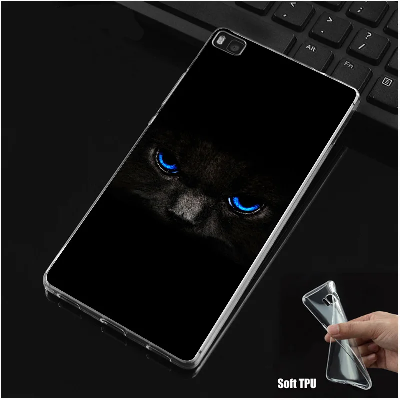 DREAMFOX M391 Beautiful Eyes Soft TPU Silicone Case Cover For Huawei P8 P9 P10 Lite Plus 2017 Honor 8 Pro 9 6X |