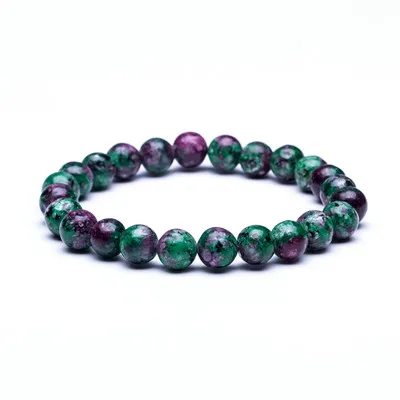 Natural Stone Beads Bracelets High Quality Tiger Eye Buddha Lava Round Beads Elasticity Rope Bracelets for women& men jewelry - Окраска металла: 08