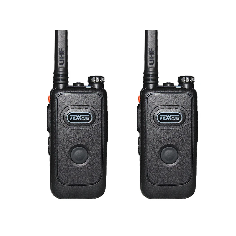 TDX Мини Профессиональный Двухканальные рации 5 Вт UHF 400 480 мГц PTT PMR Портативный
