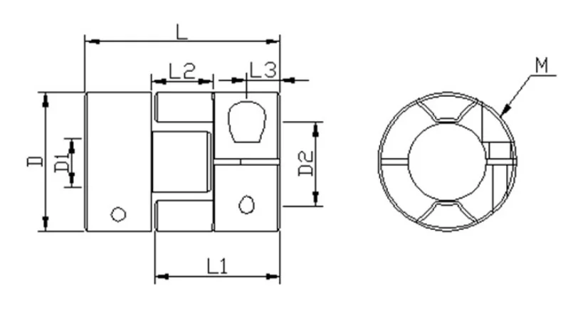 DFORCE модернизированная свинцовая муфта для CR10/CR10S/Ender 2/ender3/Tornado/Anet A8 и более гибкая муфта вала