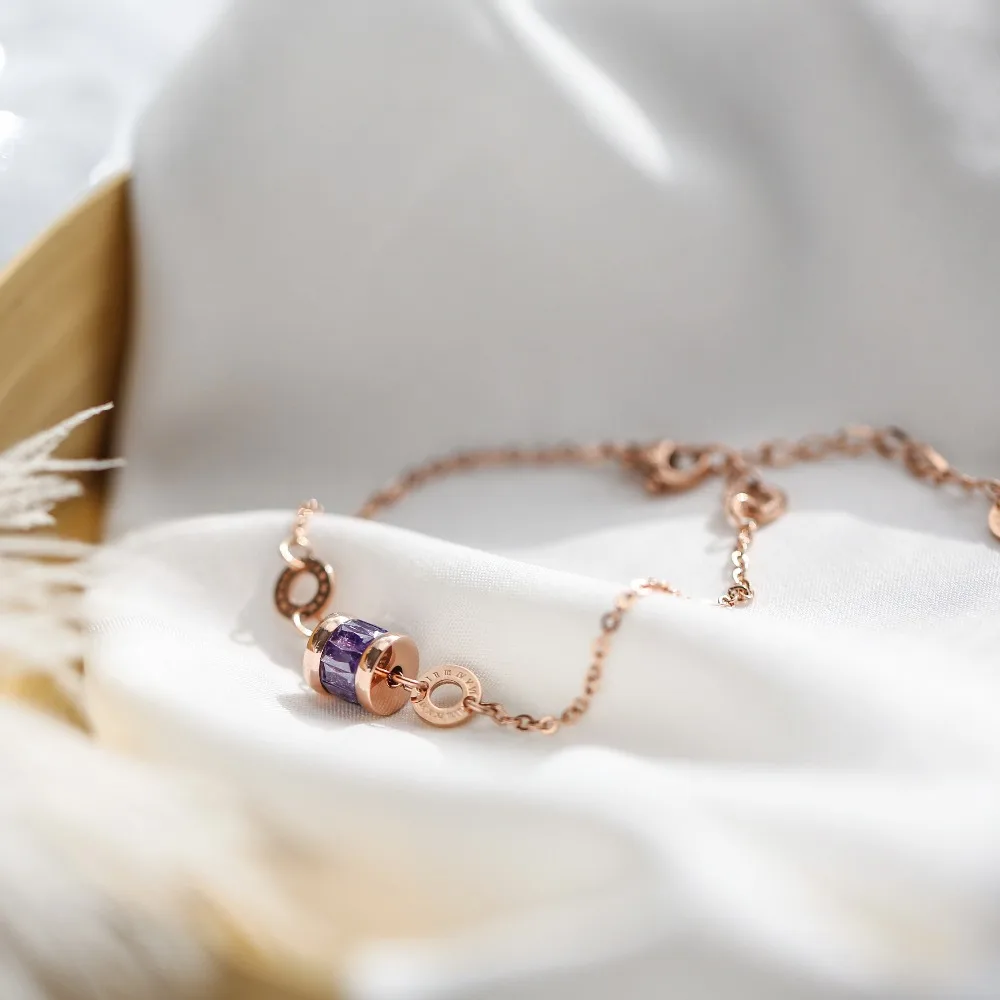 Новое поступление 2019 цветной браслет YUN RUO с цирконом женский подарок на день