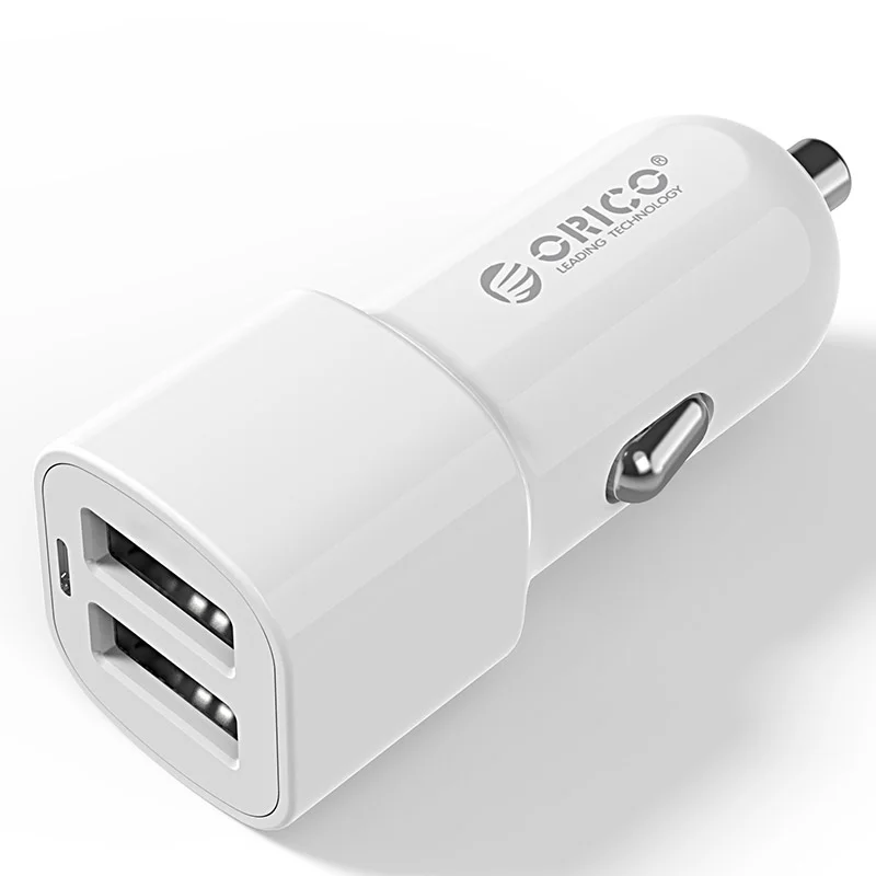 ORICO двухпортовый Переходник USB для зарядки в машине 5V2. 4A 17 Вт мини зарядное устройство прикуриватель для iPhone 7 samsung Galaxy S6 Edge Xiaomi