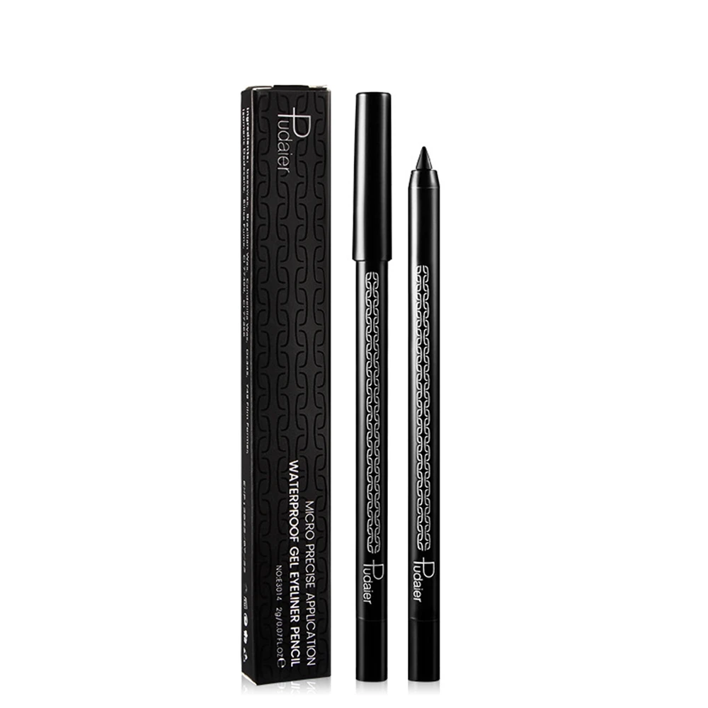 1 pc Черная Водостойкая Подводка для глаз Ручка Make Up Красота стойкая Косметика Гладкий Eye Liner Pencil составляют профессиональные косметические средства - Цвет: 1 pc