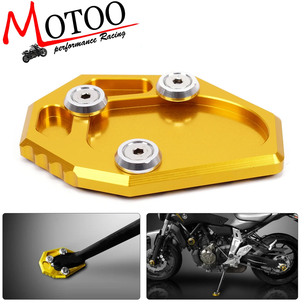 Алюминиевая боковая подставка для мотоцикла Motoo CNC увеличительная пластина
