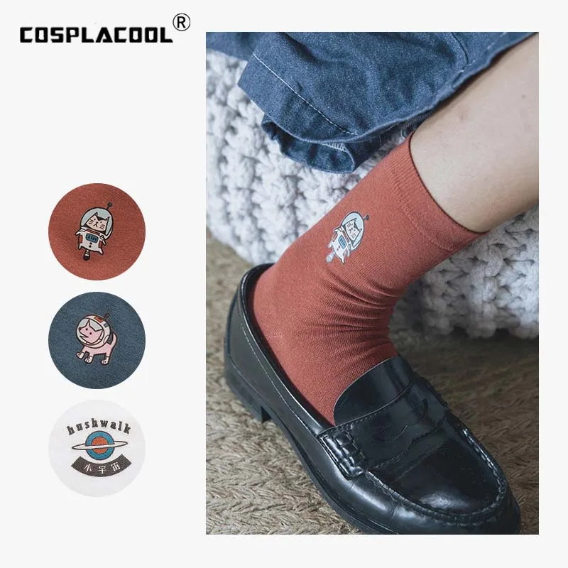 [COSPLACOOL] забавные носки с изображением японской планеты скарпетки художественные