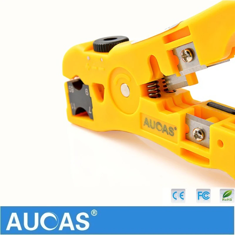 AUCAS инструмент для зачистки кабеля Rj45 щипцы кусачки проводов устройство снятия