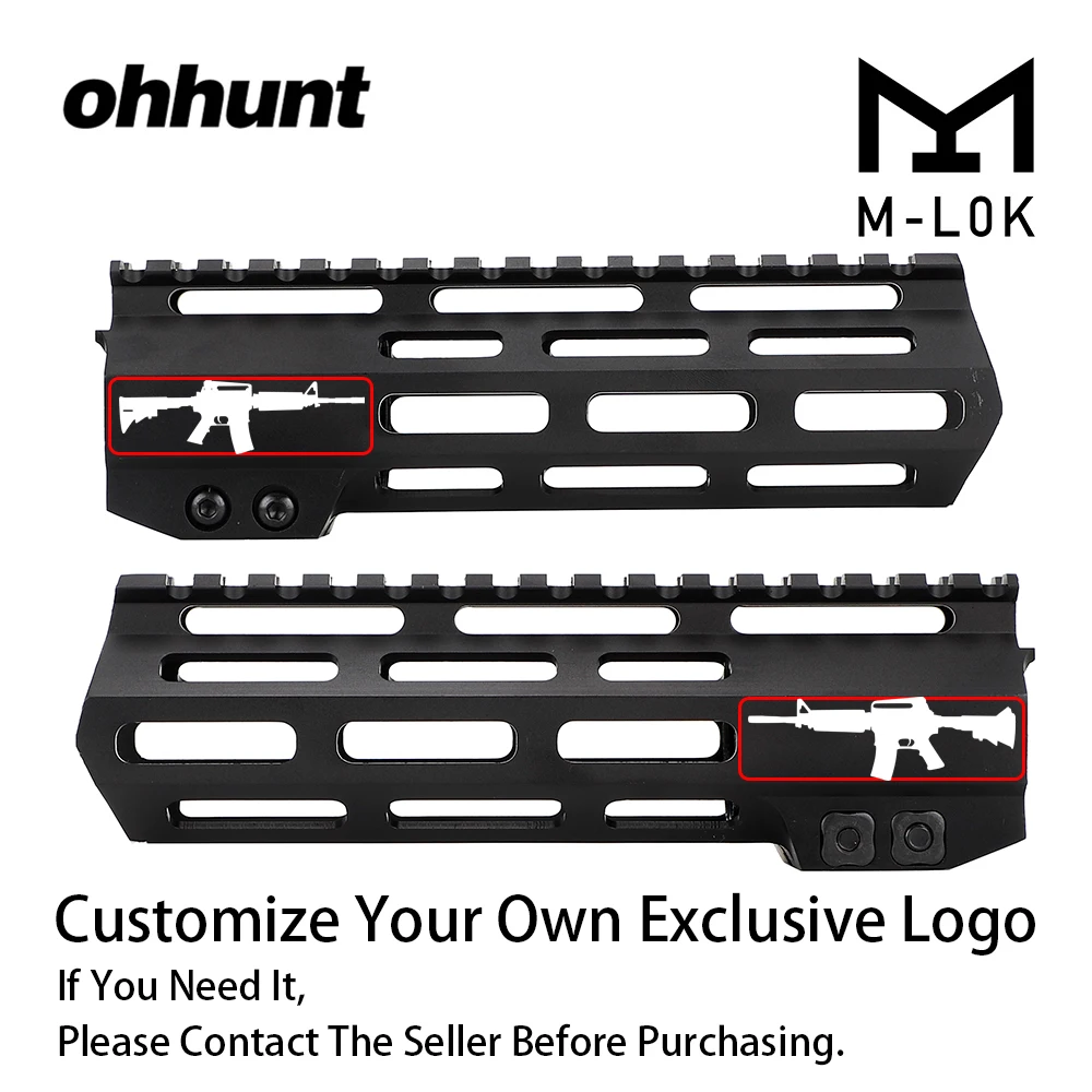 Ohhunt 7 &quot9&quot 10 &quot12&quot 13 5 &quot15&quot 17 &quotAR15 свободном M-LOK ствольная накладка Пикатинни