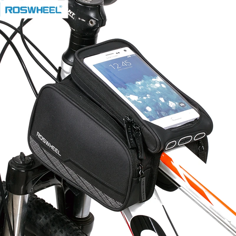 Сумка для смартфона ROSWHEEL с большим сенсорным экраном 5 7 дюйма|roswheel bicycle|cycle pannierroad