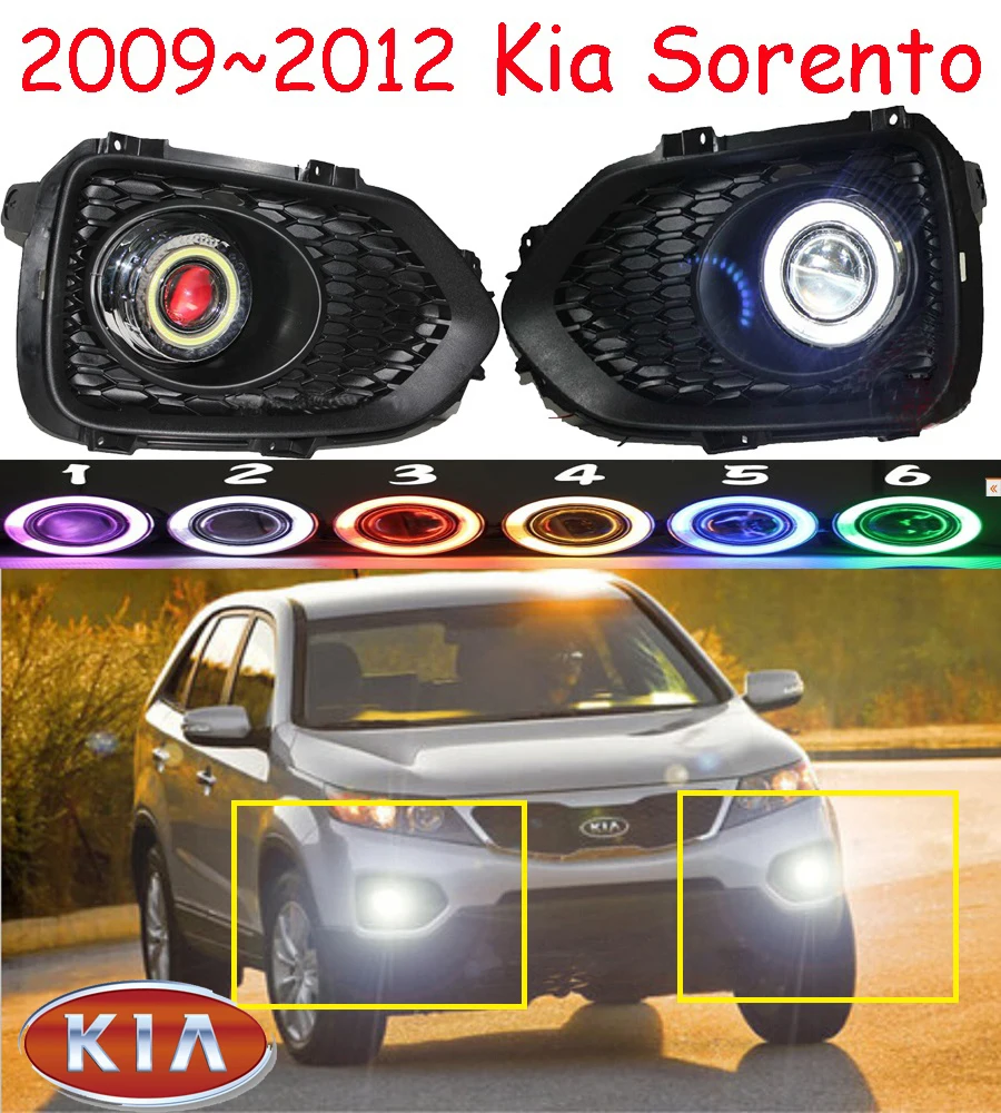 2009 ~ 2012 KlA Sorento противотумансветильник Бесплатная доставка! Галогенные передние