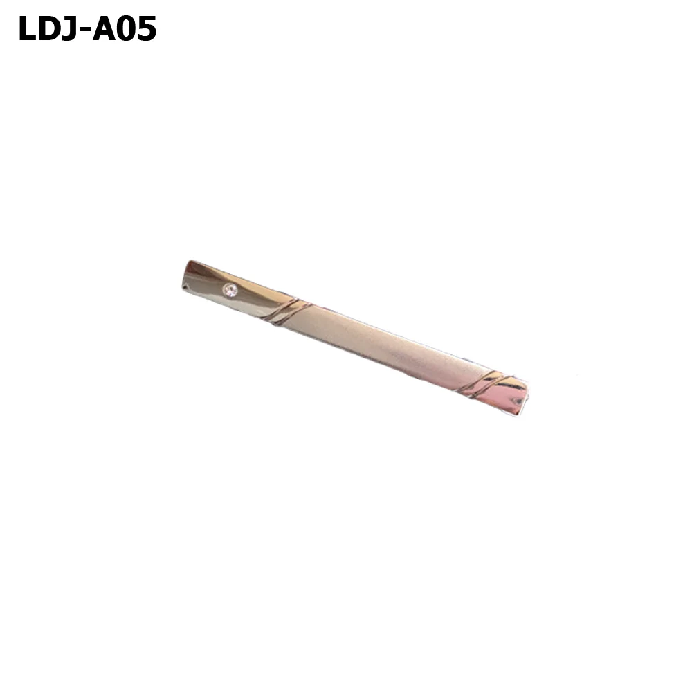 

Men Fashion Business Plain Silver Color Stainless Steel 5CM Skinny Tie Clip Clasp Pins BWTHZ0505