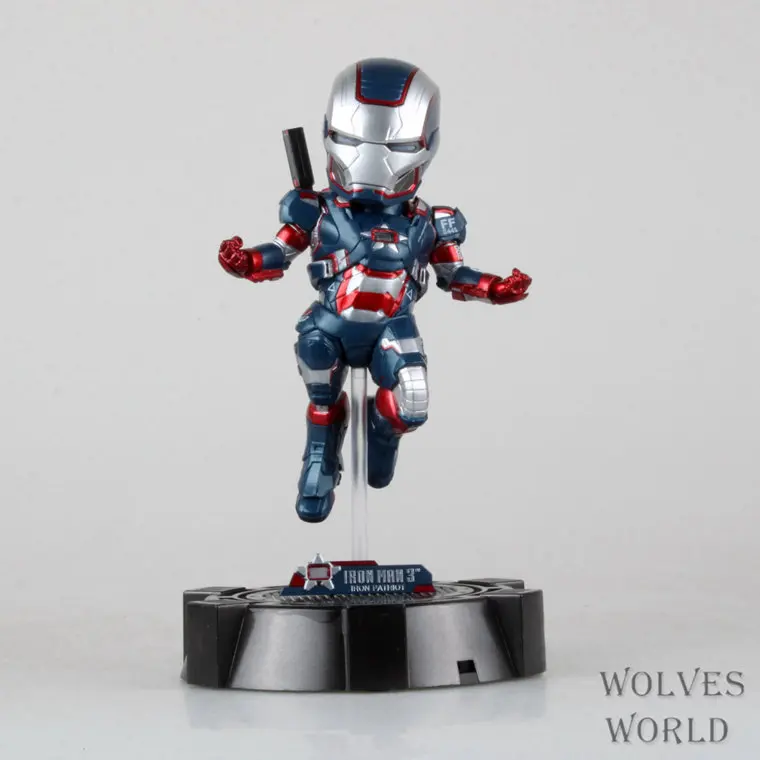 Фильм фигурка 23 см Железный человек 3 со светодиодной подсветкой ПВХ коллекция
