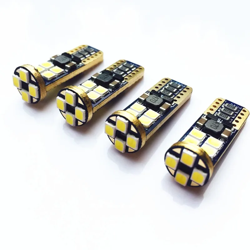 1 шт. ошибка libre T10 CANbus LED w5w 158 168 194 2835 12smd SMD del coche reemplazo bombillas de|Сигнальная лампа| |