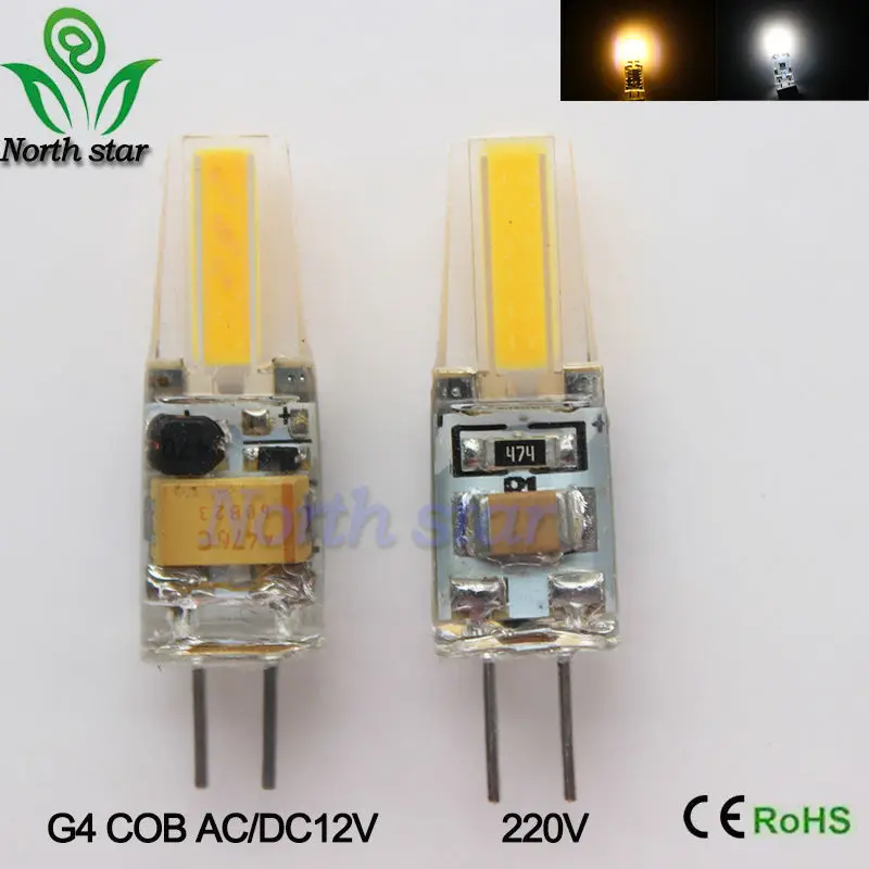 Светодиодная лампочка G4 SMD для прожекторов сменные Галогенные LED лампы и люстр 10
