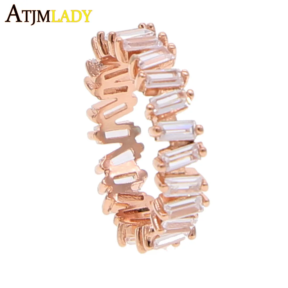 Anillos Новый Для женщин верхняя одежда с геометрическим узором качество Cz кольцо