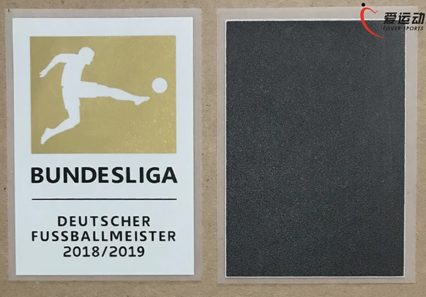 2019-20 бандеслига Чемпион патч + спонсор 2018-2019 DEUTSCHER fussbalmeister 2018/2019 левый | Дом и сад