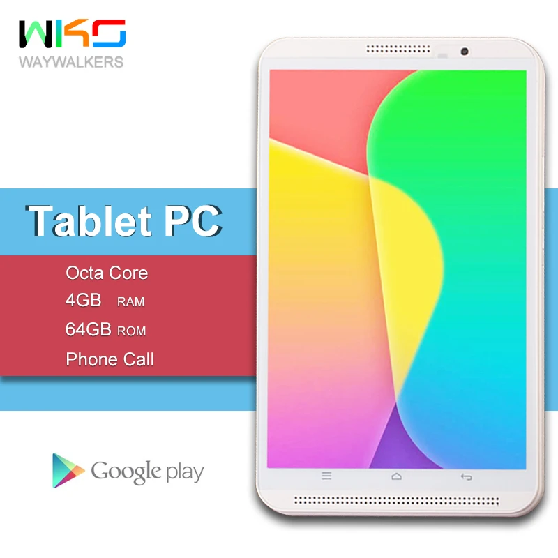 2019 Newest Android 7.0 Octa Core 8 inch Tablet PC 4GB RAM 64GB ROM 8MP WIFI 4G LTE Tablets Phone Call Dual SIM Google play | Компьютеры и