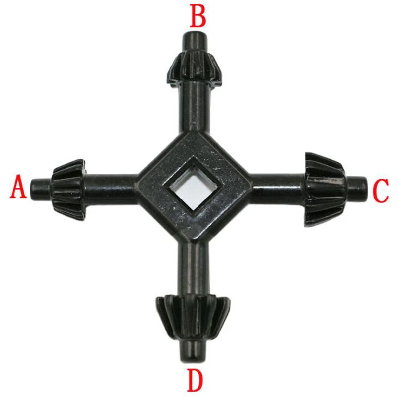 Prostormer 1 шт. Универсальный перекрестный ключ треугольный крест гаечный для поезда