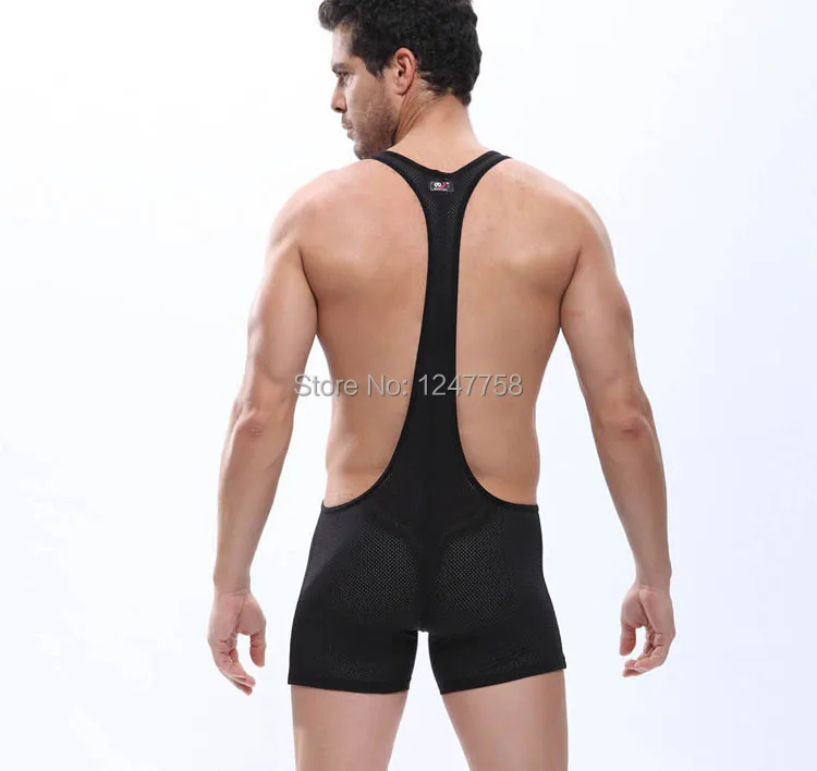 

Strong Men's Breath Holes Underwear Wrestling Singlet Leotard Vest