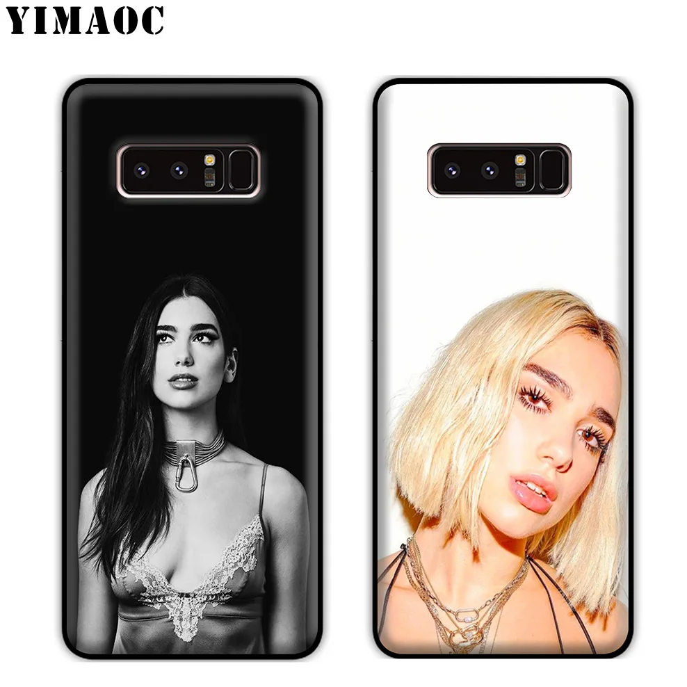 YIMAOC Dua Lipa DuaLipa Soft Silicone Case for Samsung Galaxy Note 10 Plus 9 8 A9 A8 A6 2018 A5 A3 2017 2016 |