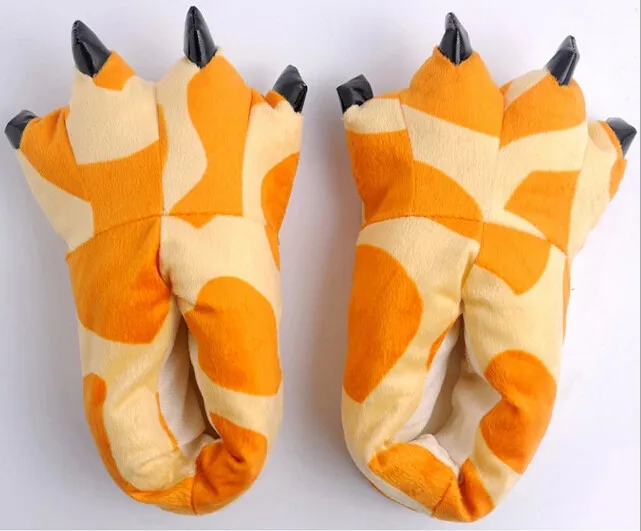 Giraffe Slippers Тапочки в виде единорога кугуруми для взрослых; тапочки в виде Стича Пикачу; обувь в стиле унисекс; пижамы; костюм для костюмированной вечеринки; тапочки в виде животных для женщин, мужчин и детей - Цвет: Giraffe Slippers