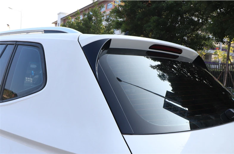 Глянцевый черный заднего спойлер сторона крыла сплиттерная отделка для VW Tiguan MK2 Gloss Black 2 шт