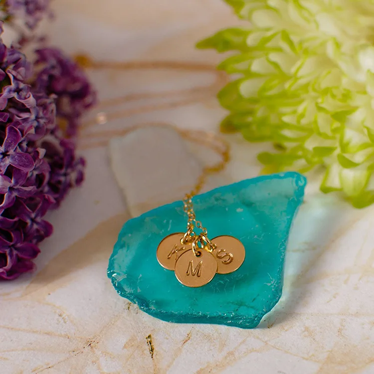 Цепочка с подвеской в виде букв и инициалов | Украшения аксессуары