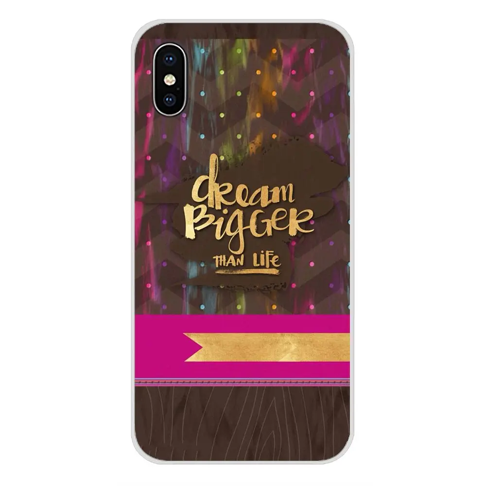 Аксессуары Сумка Чехол вдохновляющие мотивирующие цитаты для Apple iPhone X XR XS MAX 4 4S 5 5S