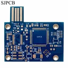 SJPCB Синий Soldermask печатная плата проводки для потребительских электронных продуктов предоставляем нам PCB изготовитель инженерный файл для цитаты