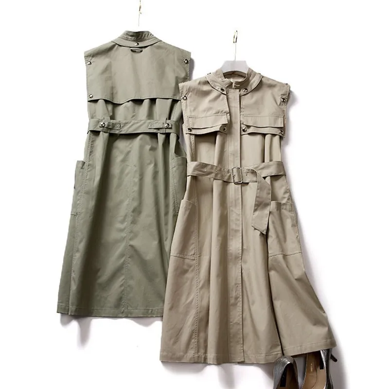 TWOTWINSTYLE Повседневное без рукавов женское платье с круглым вырезом открытыми