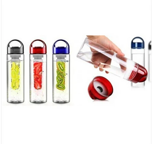 700 мл черный кепка фрукт настаивая Infuser фляжка для воды спорт Health лимон сок