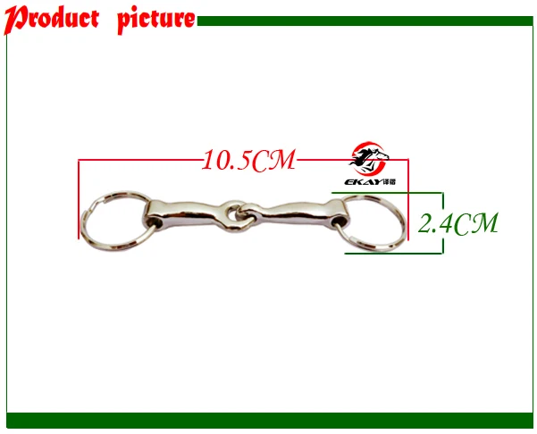 Бесплатная доставка маленький конский бит кольцо для ключей хороший подарок.