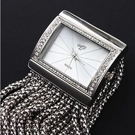 High quality alloy watchcase woman roses gold diamond bracelet watch new fashion luxury brand watches Swiss quartz | Наручные часы