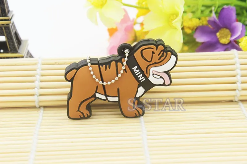 POWERONE Puppy Usb 2,0 Usb флеш-накопитель Флешка 4 ГБ 8 ГБ 16 ГБ 32 ГБ 64 ГБ мопса флеш-накопитель