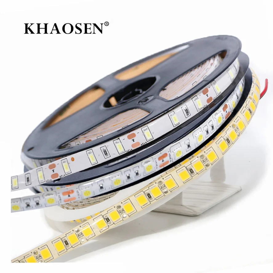 

IP65 Waterproof LED Strip Light DC12V 5M 2835 5630 5050 SMD 300LEDs/5m 0R 5054 SMD 600LEDs/5m Flexible Light Brighter Led Tape