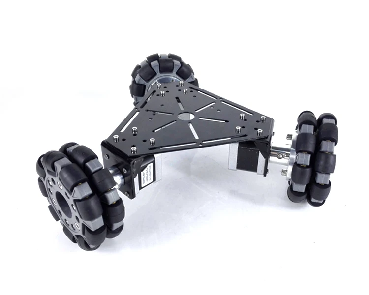MT100S 3WD 100 мм Omni Wheels робот автомобиль шасси рама из нержавеющей стали. Мощный