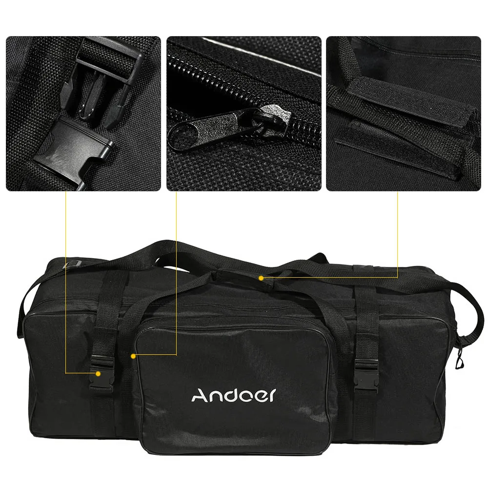Andoer 74*24*25 см/29*9*10 дюймов мягкий чехол для переноски сумка фотостудии светильник