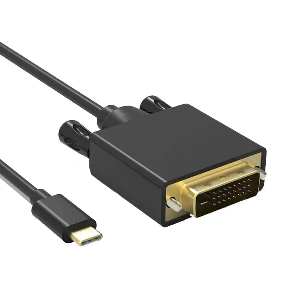 Кабель адаптер 1080P Type C на DVI преобразователь USB Тип D 24 + 1 видео 10 Гбит/с длина 8 м