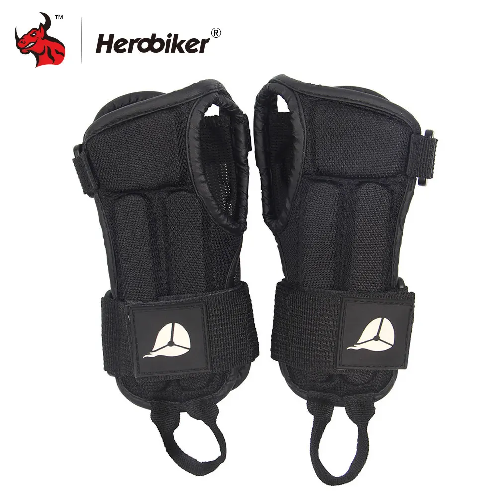 HEROBIKER лайкра спортивная защита для рук EVA защитная накладка для мотоцикла лыжного спорта Armguard поддержка запястья ладонь мягкая защита для рук